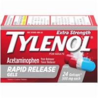 Tylenol Extra Strength Rapid Release Caplets 24 Count · Extra Strength Tylenol works fast to relieve head and body aches. Feel better quickly.
