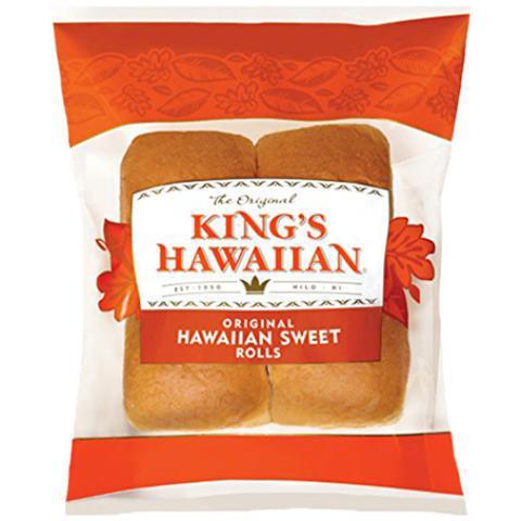 Kings Hawaiian Sweet Rolls 4.4oz · Enjoy the delicious taste of this Hawaiian Sweet recipe rolled into what else? A dinner roll with a melt-in-your mouth texture – so soft and fluffy.