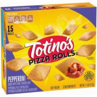 Totino's Pepperoni Pizza Rolls 7.5oz · Sure, they may burn the roof of your mouth, but isn’t the cheesy, deliciousness worth a bit ...