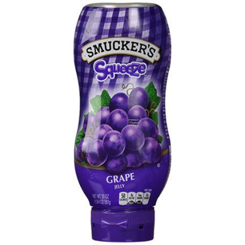 Smucker's Grape Jelly 20oz · You can’t argue with tradition. When you serve up a peanut butter and jelly sandwich, you’re sure to be rewarded with smiles.