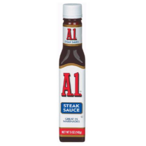 A1 Steak Sauce 5oz · Don't make the mis-steak of running out of A1 Sauce. This savory and tangy sauce pairs perfectly as a dressing or marinade for any meat.