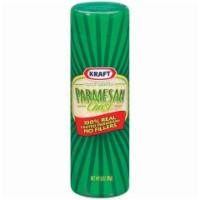 Kraft Grated Parmesan Cheese 3oz · Easily add a little shake of parmesan flavor to your favorite snack or meal.