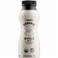 7 Select Organic Whole Milk 12 oz · Craving a glass of cold milk? No need to run back to the store! We have your milk right here!