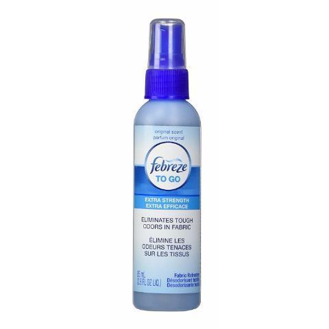 Febreze To Go 2.8oz · Portable on-the-go bottle cleans away oders embedded in fabrics and other soft surfaces, leaving a light fresh scent.