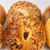 Assorted Bagels · A tasty variety of 6 or 12 assorted delicious fresh bagels.