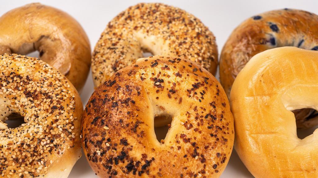 Assorted Bagels · A tasty variety of 6 or 12 assorted delicious fresh bagels.