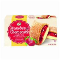 7 Select Strawberry Cheesecake Snack Pie · Strawberry Cheesecake filling wrapped in a flaky crust