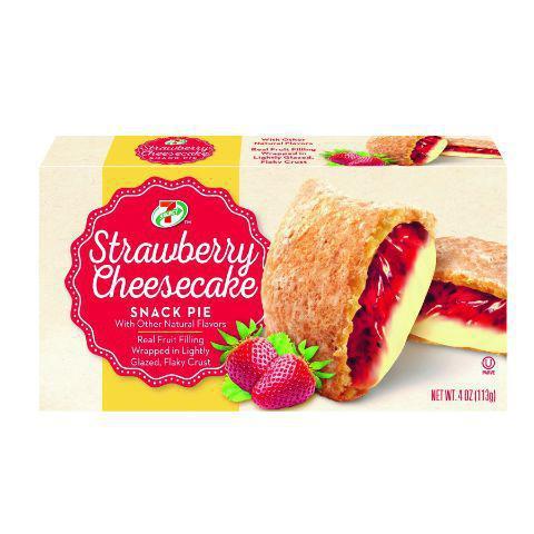 7 Select Strawberry Cheesecake Snack Pie · Strawberry Cheesecake filling wrapped in a flaky crust