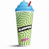 Slurpee Blue Raspberry 30oz · Keep cool with a “Stay Cold Cup” and enjoy a mix of sweet and tangy wild cherry flavors with...