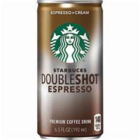 Starbucks Doubleshot 6.5oz · Get a boost with the rich, bold Starbucks espresso with just the right amount of cream.