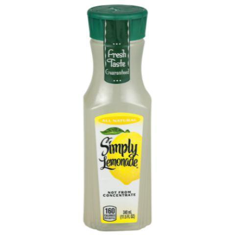Simply Lemonade 11.5oz · Refreshing, never-from-concentrate alternative to homemade lemonades. Simply Lemonade is free of colors, artificial flavors and added preservatives.