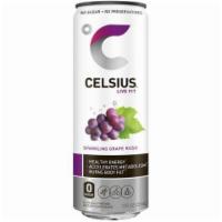 Celsius Sparkling Grape 12oz · Get your pre-workout drink that's a refreshing alternative to coffee with zero sugars and ze...