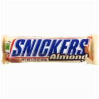 Snickers Almond 1.76oz · Enjoy the original bar with nougat, caramel, milk chocolate and almonds.