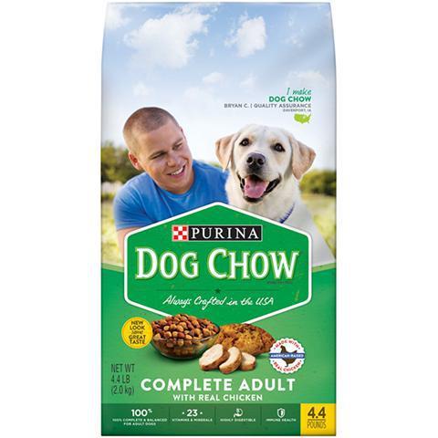 Purina Dog Chow 4.4 lb Bag · High quality protein sources, including real American-raised chicken, support strong muscles and in a tasty recipe dogs love.