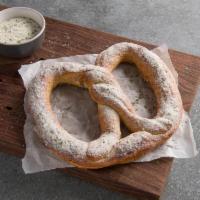 Sour Cream and Onion Pretzel · A hint of sour cream and onion freshly baked into a warm, soft pretzel.