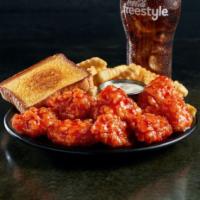 Great 8 Boneless Wings Meal · Eight of our tender, tasty boneless wings tossed in your choice of sauce, served with Texas ...