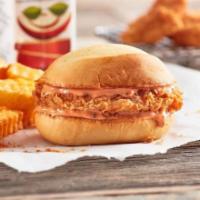 Kidz Nibblerz® Meal · Bite-sized for the pint-sized. One of our classic Chicken Fingerz™, tucked in a toasted bun ...