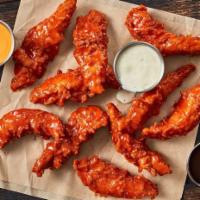 Buffalo Chicken Fingerz™ - 10 · Cooked to perfection, tossed in the sauce of your choice and served with Ranch Sauce. Becaus...