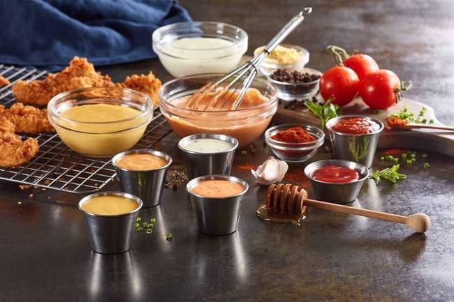 Extra Sauces · If you're going to dip, dip like you mean it. Choose from our 15 dipping sauces to add some extra flavor to your meal.