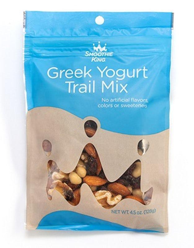 Greek Yogurt Trail Mix · A blend of yogurt covered nuts and dried fruits