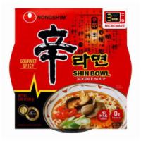 NongShim Shin Bowl Hot & Spicy 3.03oz · Spicy ramen filled with meaty mushrooms, crispy carrots, gratifying green onions, and palata...