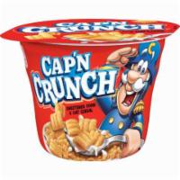 Cap'n Crunch To-Go-Cup 1.51oz · Salute to breakfast with this golden delicious cereal that also provides seven essential vit...