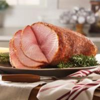 8-9lb Bone In Half Ham · Our Gold Standard - always moist and tender Bone-In Honey Baked Ham, smoked for up to 24 hou...