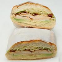 California Sandwich · Chicken, bacon, avocado and lettuce.