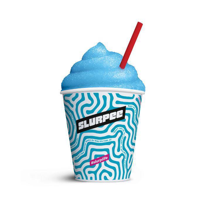 Small Slurpee Blue Raspberry 12oz · Keep cool with a “Stay Cold Cup” and enjoy a mix of sweet flavors with the smooth refreshment of an icy!