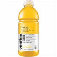 Vitamin Water Energy Tropical Citrus 32oz · Tropical citrust-flavored beverage with minerals and electrolytes for hydration.