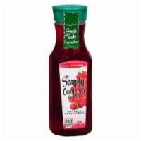 Simply Cranberry Cocktail 11.5oz · This all natural cocktail is not from concentrate, very low sodium, and a fresh taste.