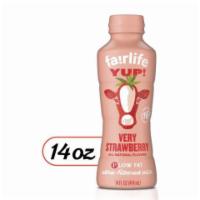 Fairlife Yup! Very Strawberry 1% 14oz · Ultra-filtered milk with refreshing strawberry taste.
