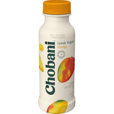 Chobani Mangolicious Yogurt Drink 7oz · Paradise tastes like a sip of orange-gold nectar from the perfect mango. A far-away sweetness nestled in a silky, delicious Chobani Greek Yogurt drink.