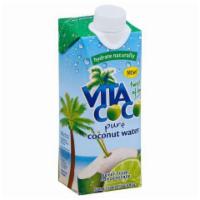 Vita Coco Pressed Coconut Water 16.9oz · All the benefits of coconut water plus a boost of coconutty flavor.