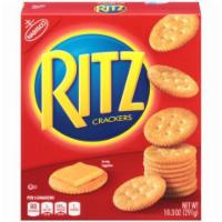 Nabisco Ritz Crackers 10.3oz · Original flavor Ritz Crackers are flaky and buttery with a taste making it versatile for a s...