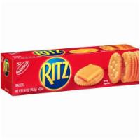 Nabisco Ritz Crackers 3.47oz · Original flavor Ritz Crackers are flaky and buttery with a taste making it versatile for a s...