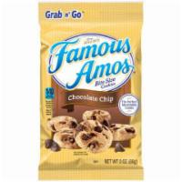 Famous Amos® Cookies Chocolate Chip 3oz · With an irresistible homemade taste and a fun bite-size shape, Famous Amos Bite Size Chocola...