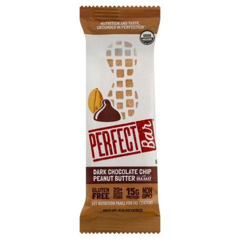 Perfect Bar Dark Chocolate Peanut Butter 2.3oz · Made with freshly-ground, organic peanut butter and honey, and packed with 20 organic superfoods, our original Peanut Butter bar is fresh from the fridge and perfect on the go™.