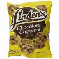 Linden Chocolate Chips Cookies · Delicious morsels baked the old-fashioned way with natural ingredients and rich cholcate chi...