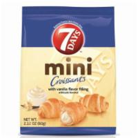 7 DAYS Mini Croissant Vanilla 2.12oz · Mini croissants with vanilla-flavored filling.