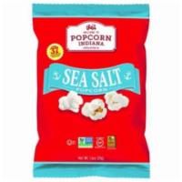 Popcorn Indiana Sea Salt 1.1oz · A simple mix of gourmet-quality sea salt, oil, and naturally delicious popcorn.