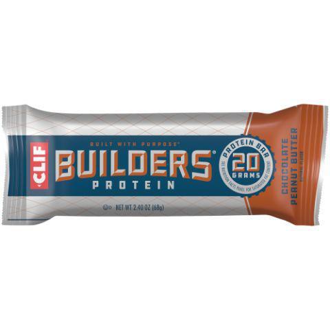 Clif Builders Chocolate Peanut Butter Bar 2.4oz · Filled with nutritious, organic ingredients, this protein bar is layered with creamy peanut butter.