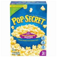 Pop Secret Popcorn Theater Butter 3 Count · The taste of the theater on the comfort of your couch. Enjoy the best of all worlds with Pop...