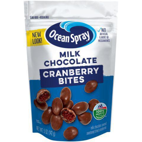 Ocean Spray Craisin Chocolate Covered 5oz · Signature Craisins® Dried Cranberries covered in premium Milk Chocolate for a satisfying snack you can feel good about giving your whole family.