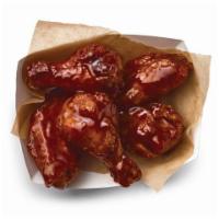 Chicken Wings - Honey BBQ (5 piece) · Lightly breaded and glazed with a sweet and tangy honey bbq sauce Don't forget to add on one...