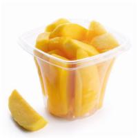 Mango Cup with Tajin · Fresh mango with Tajin seasoning.