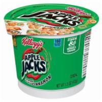 Kellogg's Apple Jacks Cereal Cup 1.5oz · Amazon says this cereal is fortified with vitamins and minerals. We think they're delicious ...
