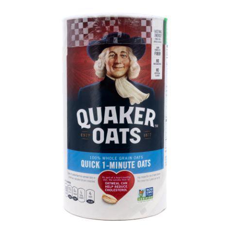 Quaker Quick Oats 18oz · Quick Quaker Oats give you all the wholesome goodness of Quaker in just one minute