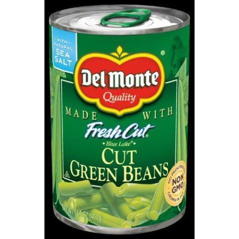 Del Monte Fresh Cut Green Beans 14.5oz · Del Monte Fresh Cut Green Beans are picked at the peak of ripeness then packed within hours to lock in the nutrition and the crisp, fresh taste