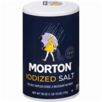Morton Iodized Salt 26oz · Morton Iodized Table Salt is an all-purpose salt perfect for everything from cooking and bak...